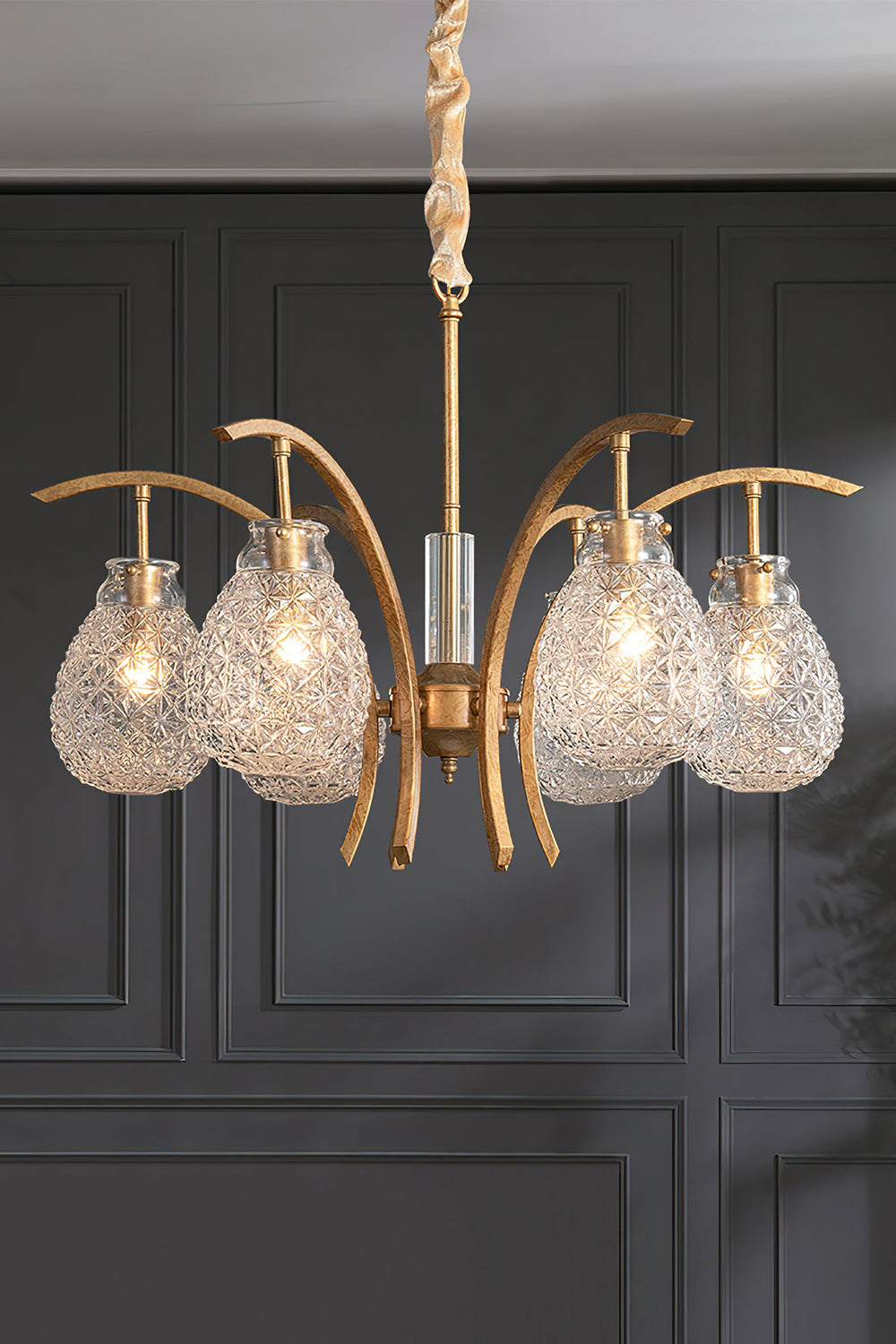 Flower bag chandelier - view 9 | morylighting