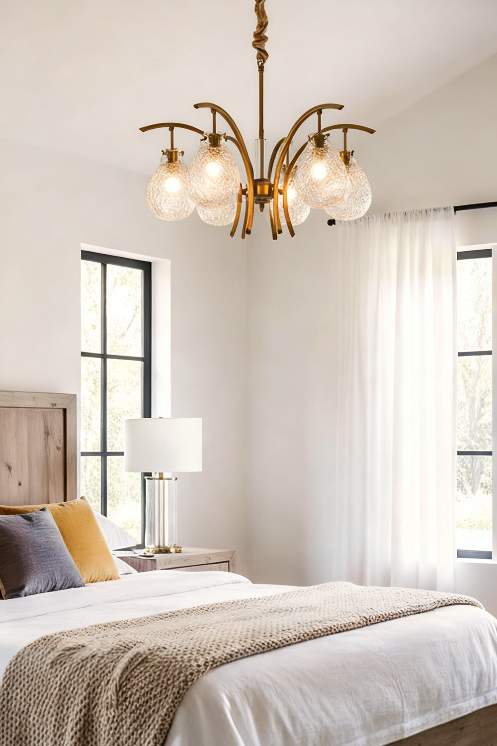 Flower bag chandelier - view 4 | morylighting
