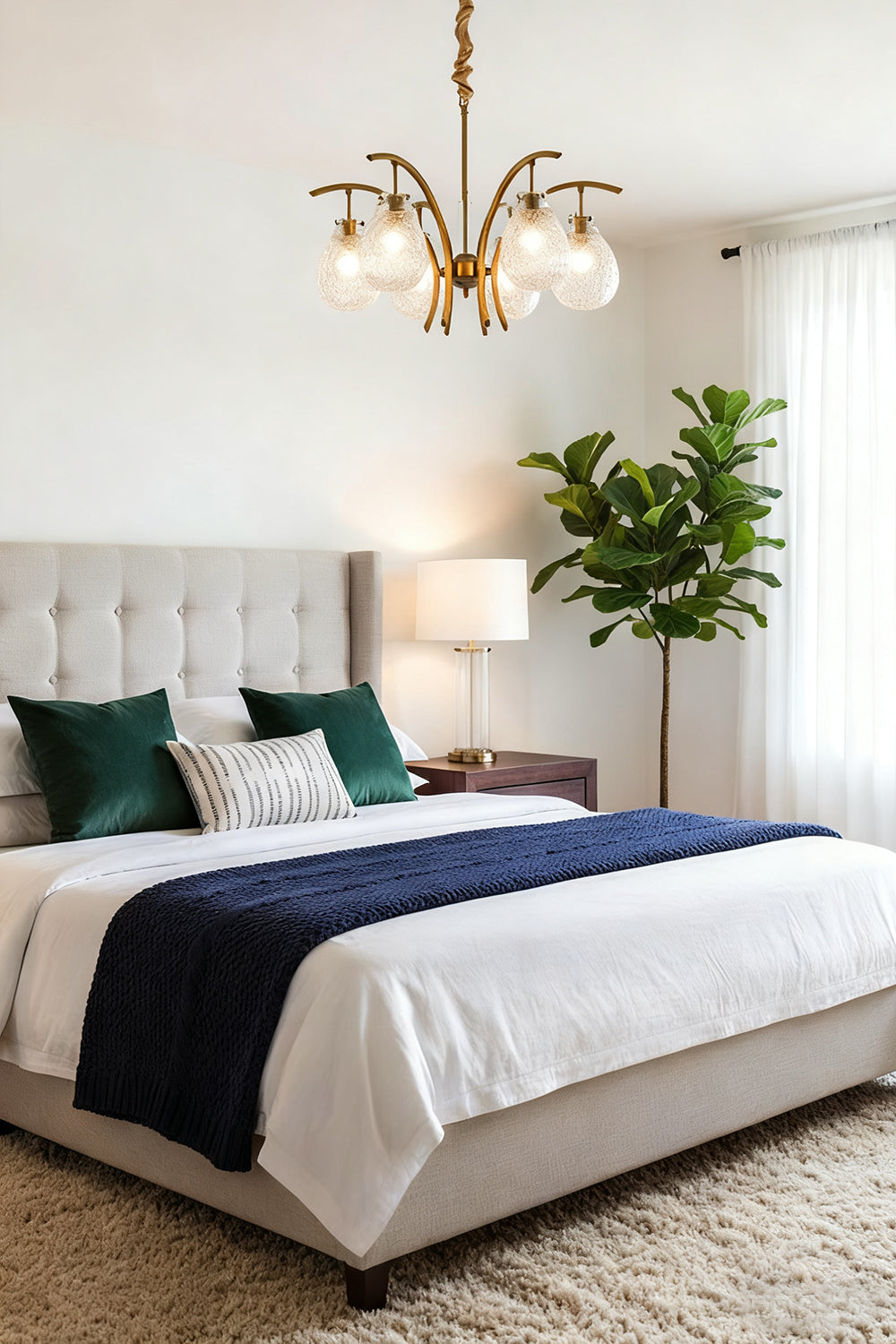 Flower bag chandelier - view 5 | morylighting