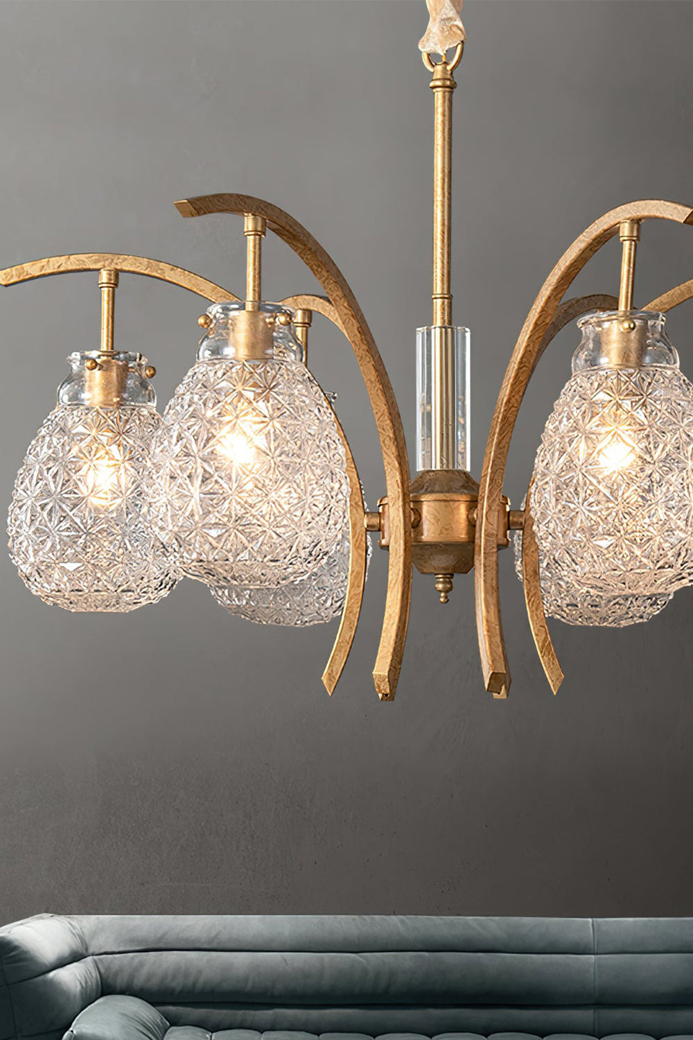 Flower bag chandelier - view 15 | morylighting