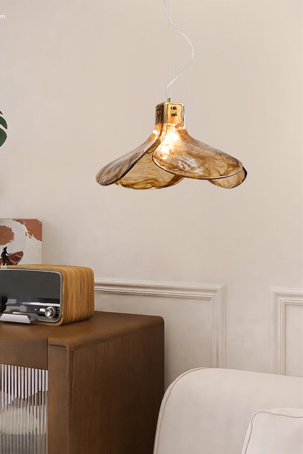 Four-leaf Clover Glass Chandelier - view 4 | morylighting