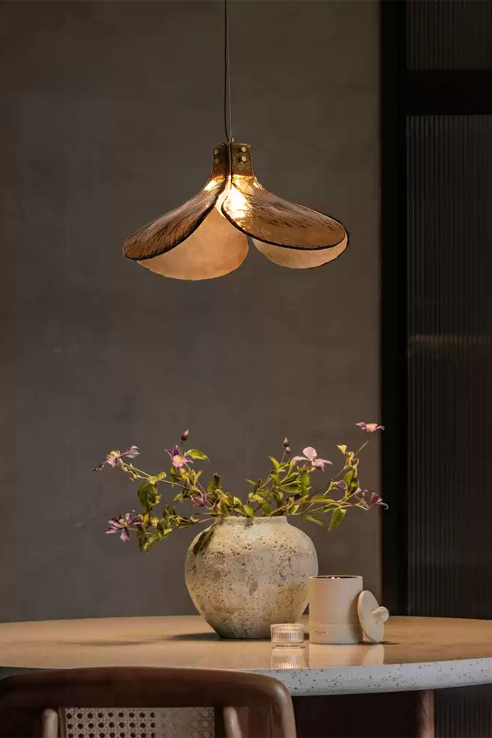 Four-leaf Clover Glass Chandelier - view 3 | morylighting