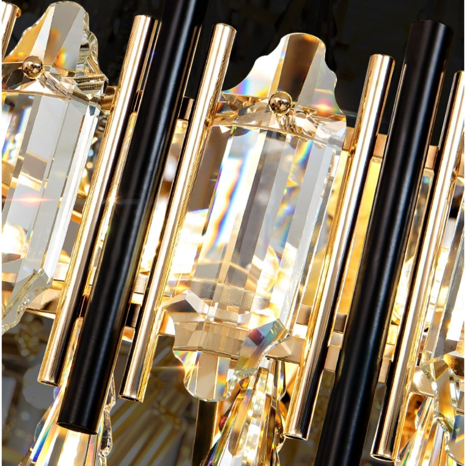 Morylighting Grand Radiance Round Crystal Chandelier - Background Shot