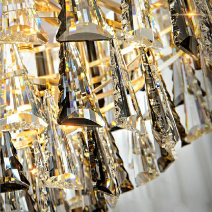Morylighting Grand Radiance Round Crystal Chandelier - Background Shot