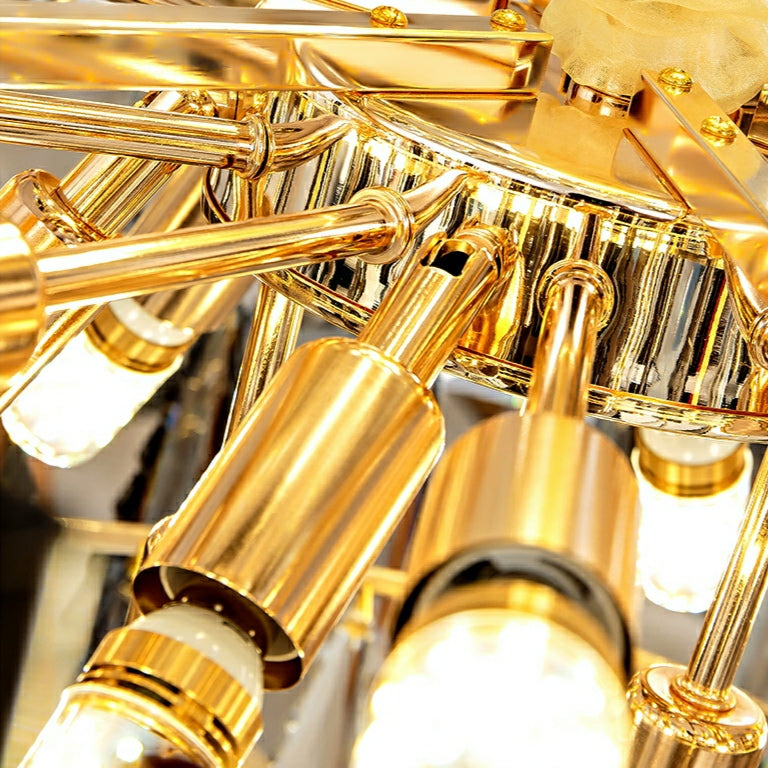 Morylighting Grand Radiance Round Crystal Chandelier - Background Shot