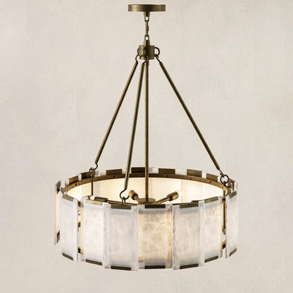 Azzurra Alabaster Chandelier 28"