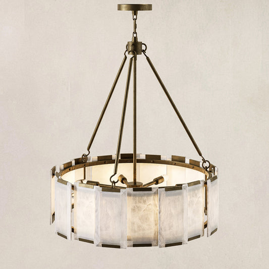 Azzurra Alabaster Chandelier 28"