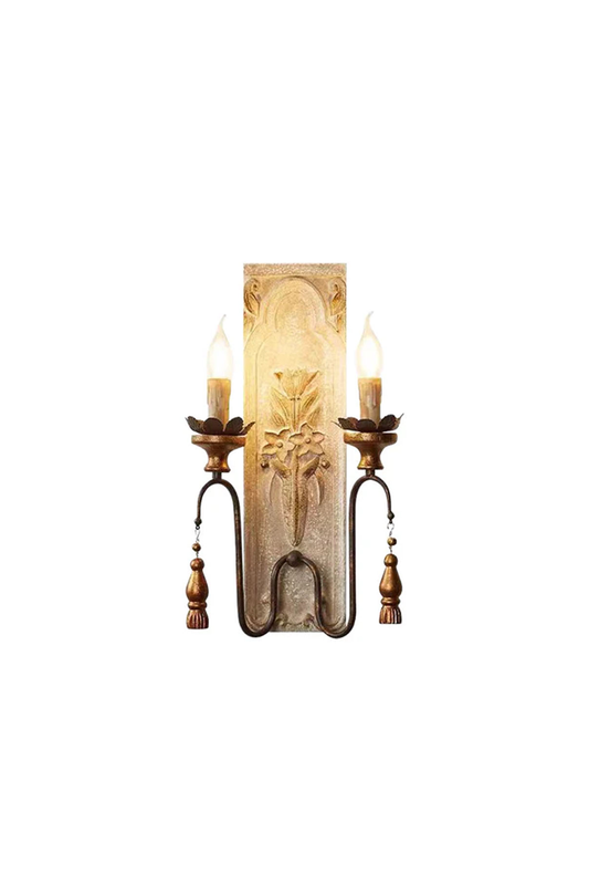 French Country Wooden Wall Lamp | morylighting