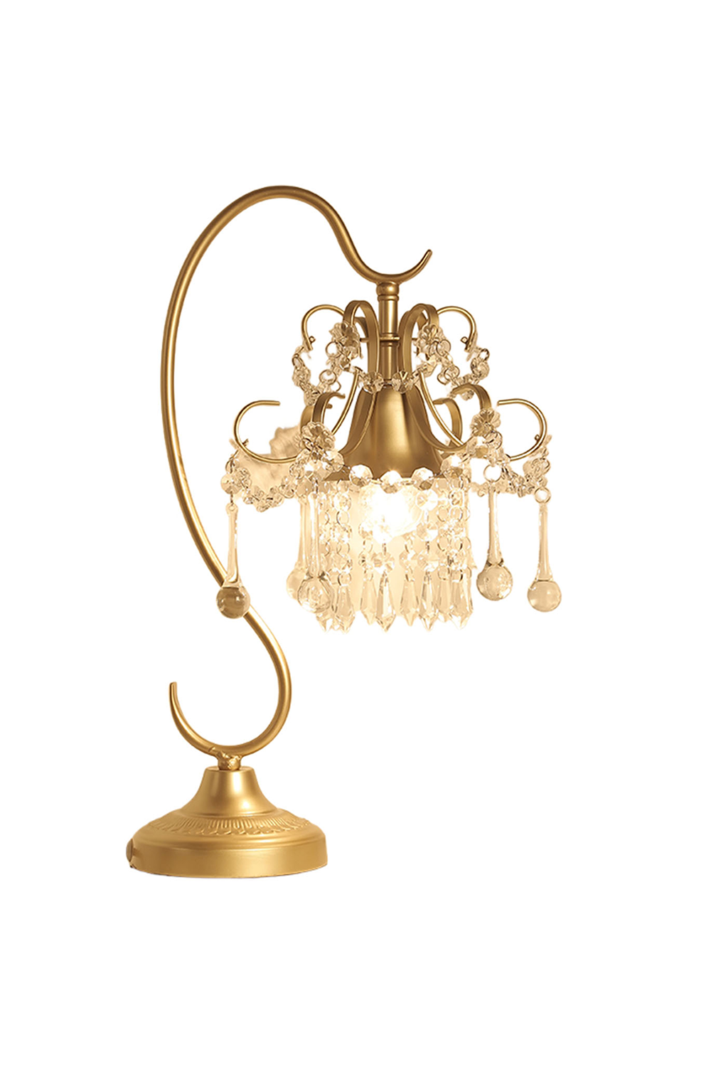 French Crystal Table Lamp - view 7 | morylighting