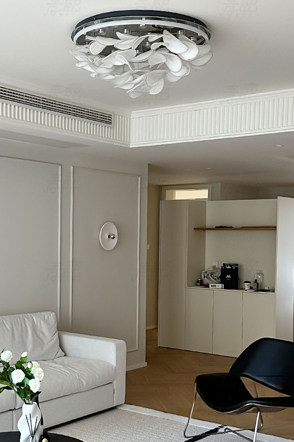 French Radici Petal Ceiling Lamp - view 11 | morylighting
