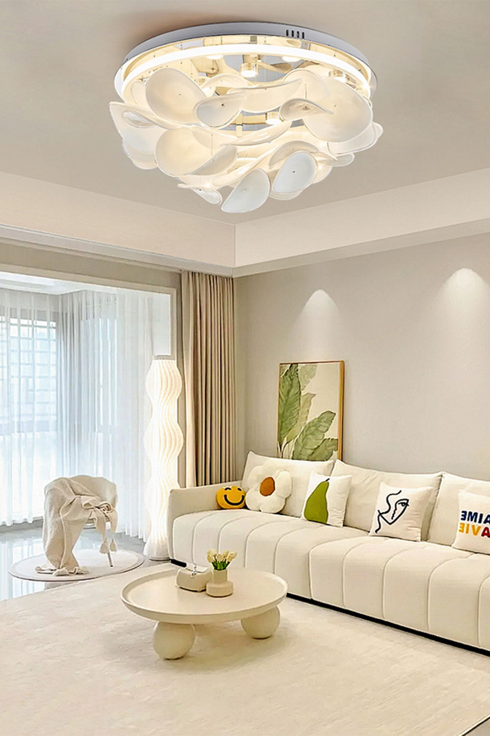 French Radici Petal Ceiling Lamp - view 7 | morylighting