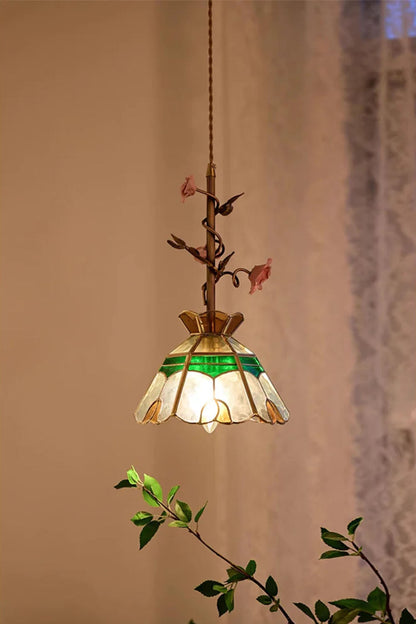 French Retro Glass Rose Chandelier - view 6 | morylighting