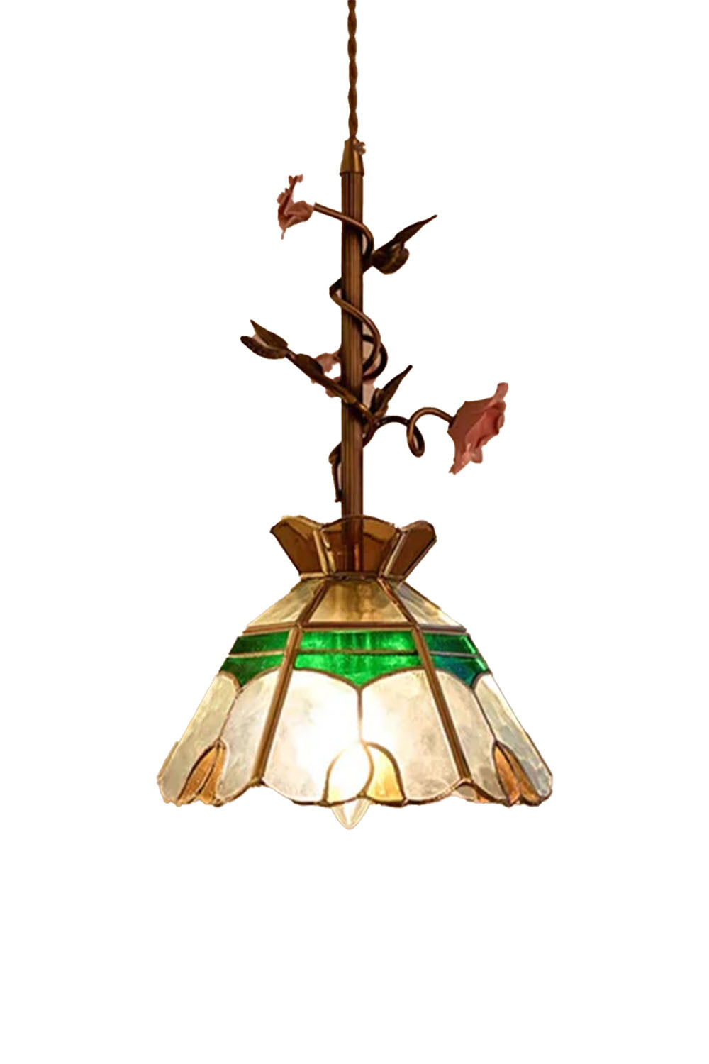 French Retro Glass Rose Chandelier - view 16 | morylighting
