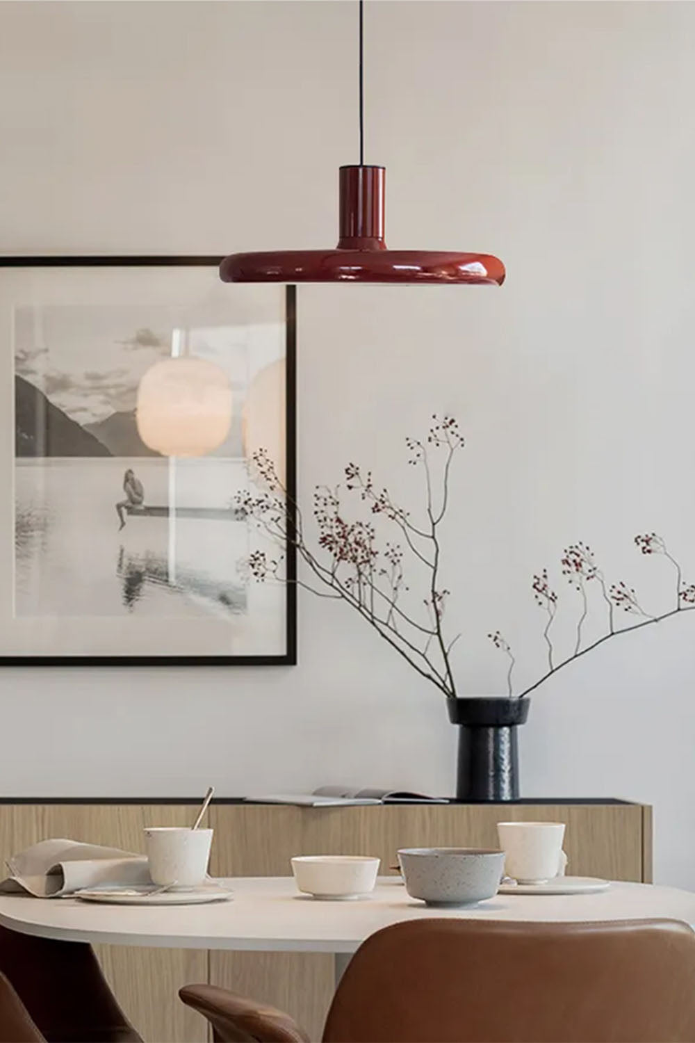 French Retro Nordic UFO Pendant Lamp - view 4 | morylighting