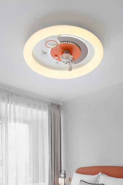 Fun Cartoon Ceiling Lamp - view 2 | morylighting