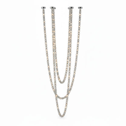Gabriel Chrome Crystal Chandelier