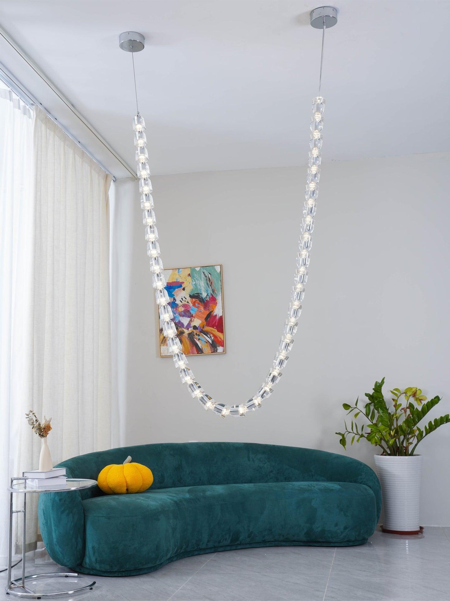 Gabriel Chrome Crystal Chandelier