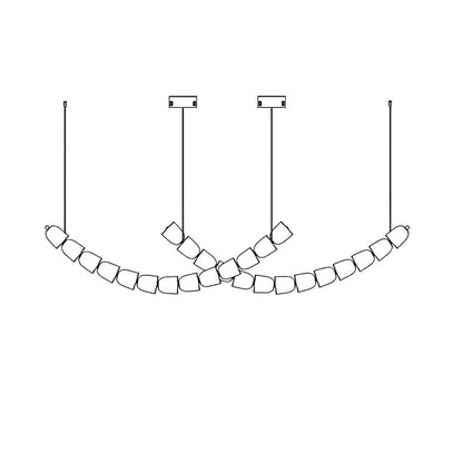 Gabriel Chrome Crystal Chandelier