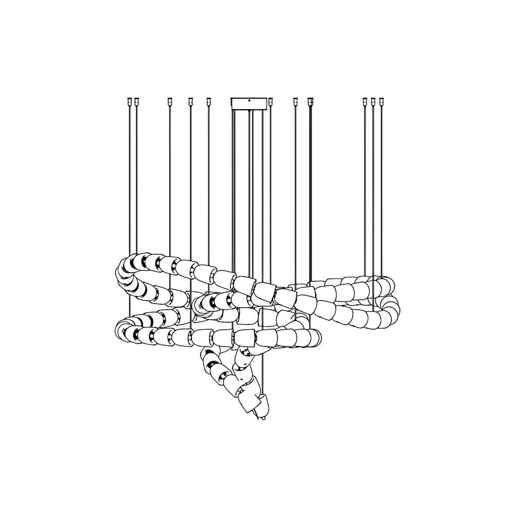 Gabriel Chrome Crystal Chandelier