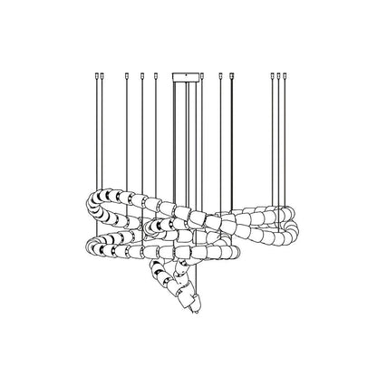 Gabriel Chrome Crystal Chandelier