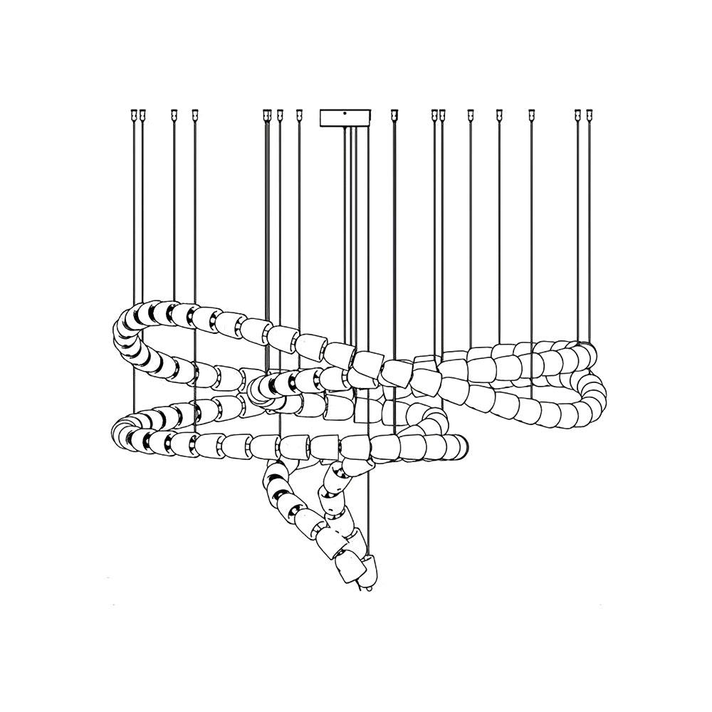 Gabriel Chrome Crystal Chandelier