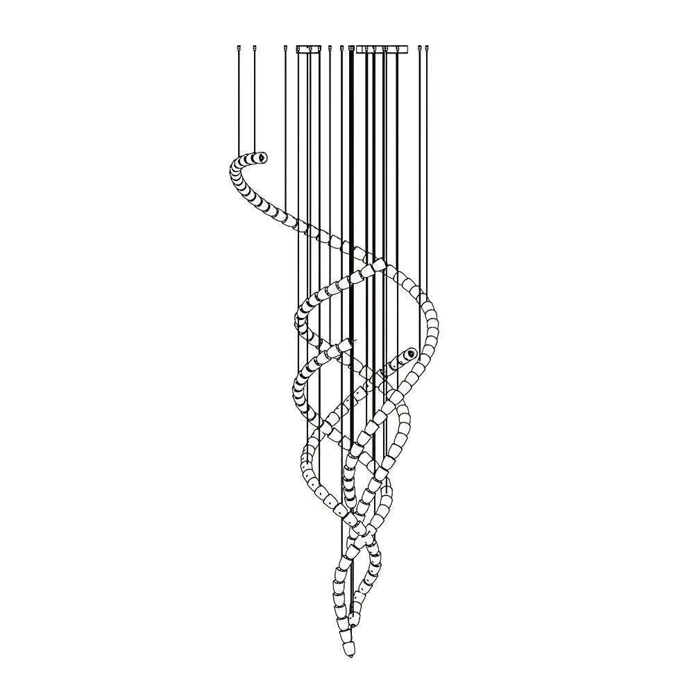 Gabriel Chrome Crystal Chandelier