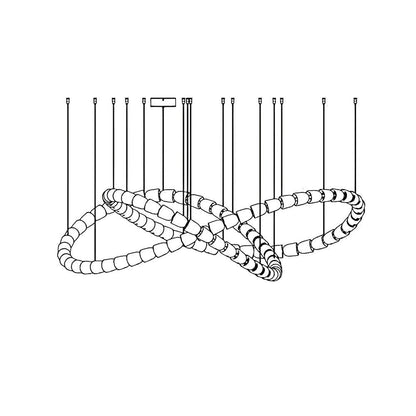 Gabriel Chrome Crystal Chandelier