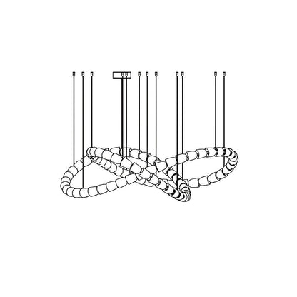 Gabriel Chrome Crystal Chandelier