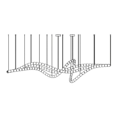 Gabriel Chrome Crystal Chandelier
