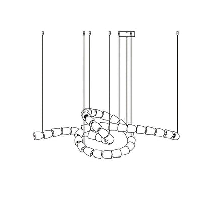 Gabriel Chrome Crystal Chandelier