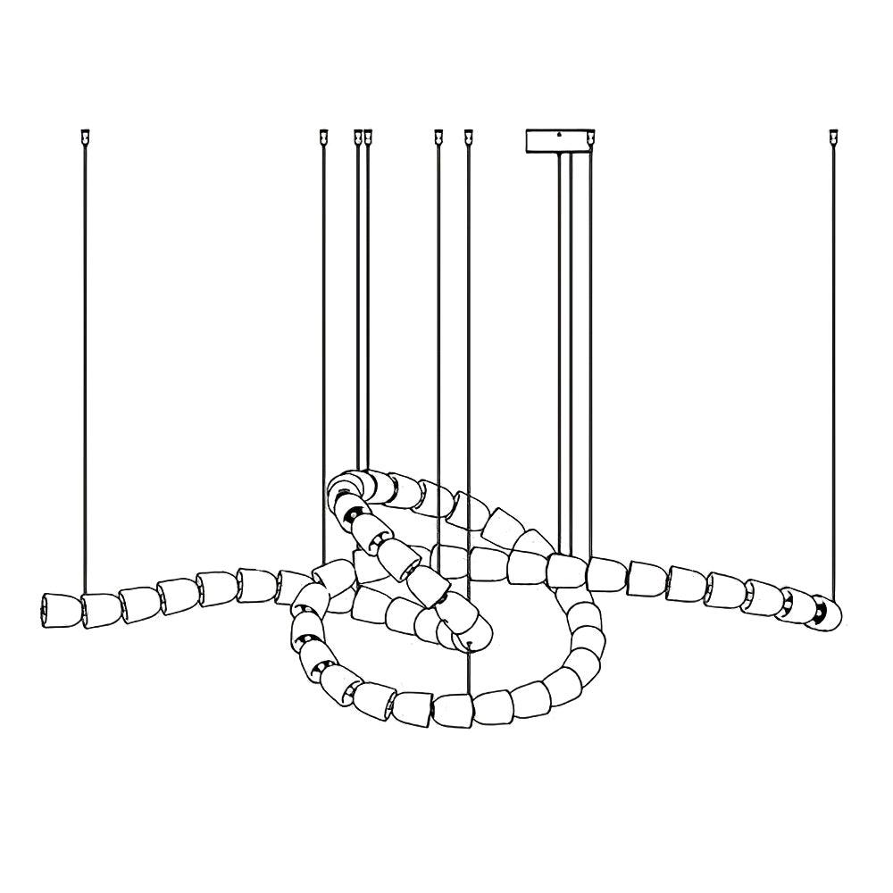 Gabriel Chrome Crystal Chandelier
