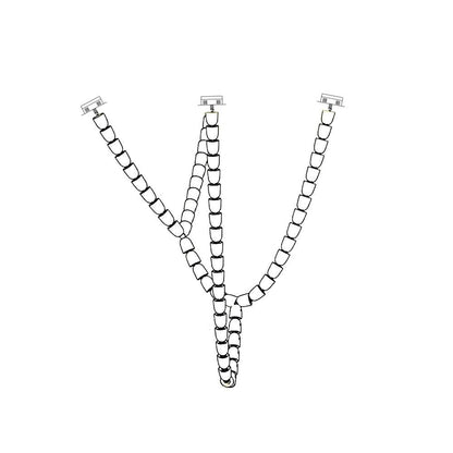 Gabriel Chrome Crystal Chandelier