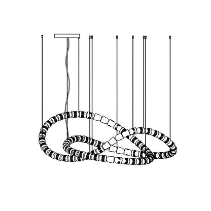 Gabriel Chrome Crystal Chandelier