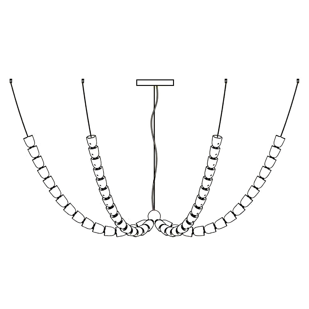 Gabriel Chrome Crystal Chandelier