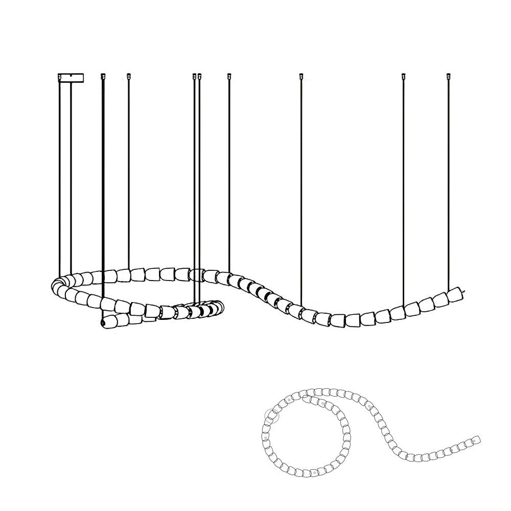 Gabriel Chrome Crystal Chandelier