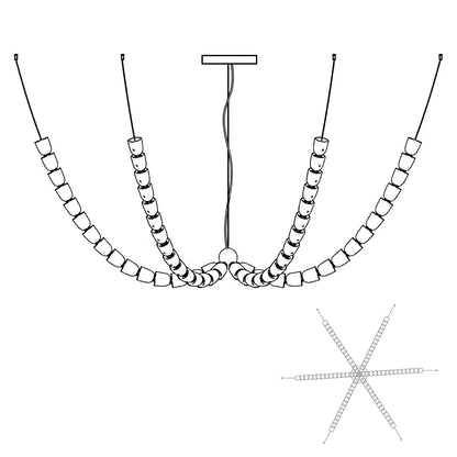Gabriel Chrome Crystal Chandelier