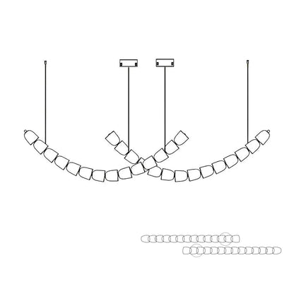 Gabriel Chrome Crystal Chandelier
