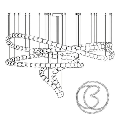Gabriel Chrome Crystal Chandelier