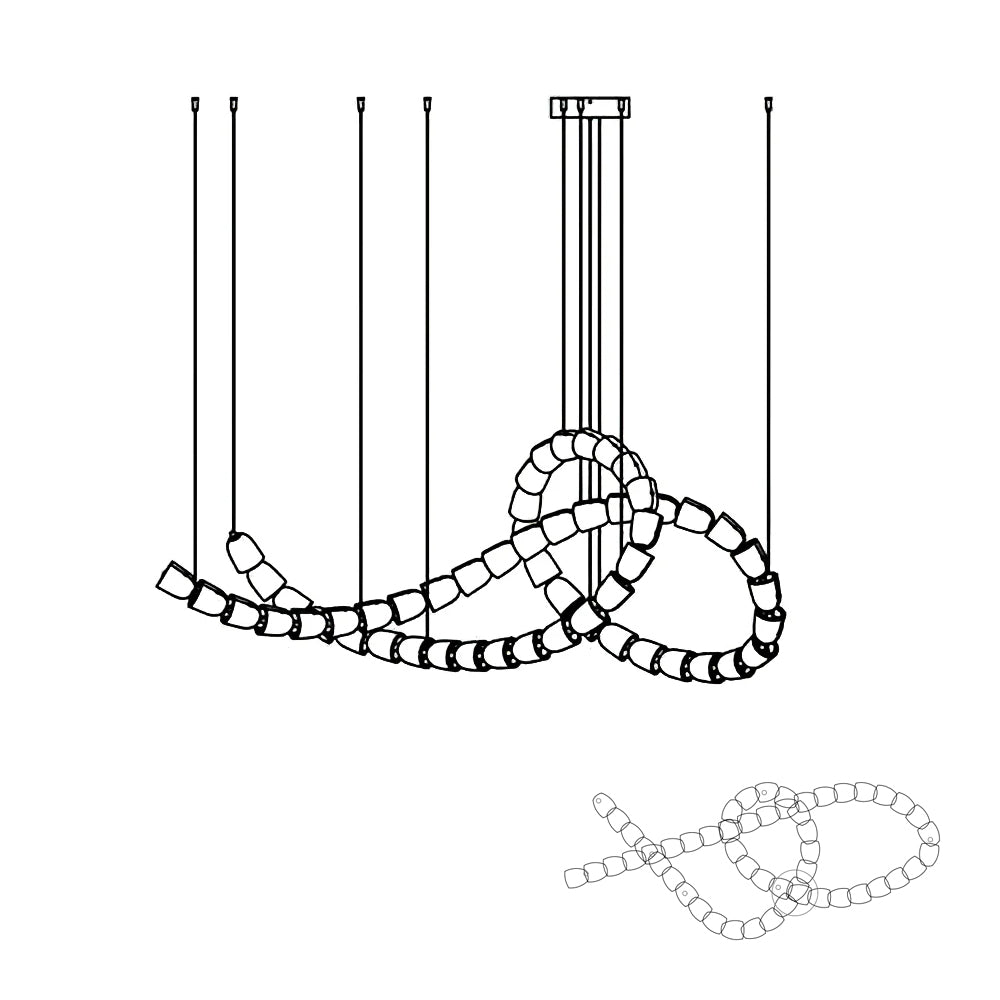 Gabriel Chrome Crystal Chandelier