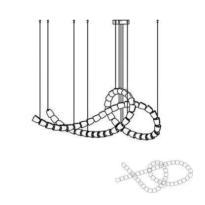 Gabriel Chrome Crystal Chandelier