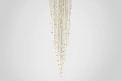 Gem Conical Cluster  Alabaster Chandelier 150 Lights