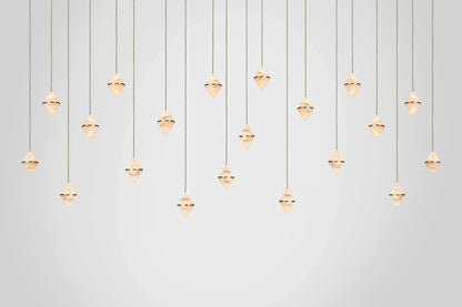 Gem Rectangular Alabaster Chandelier 20