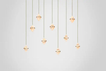 Gem Rectangular Alabaster Chandelier 9