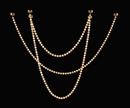 Alabaster Pearl Necklace Chandelier