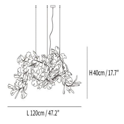 Gingko Luxury Chandelier Style G - Morylighting