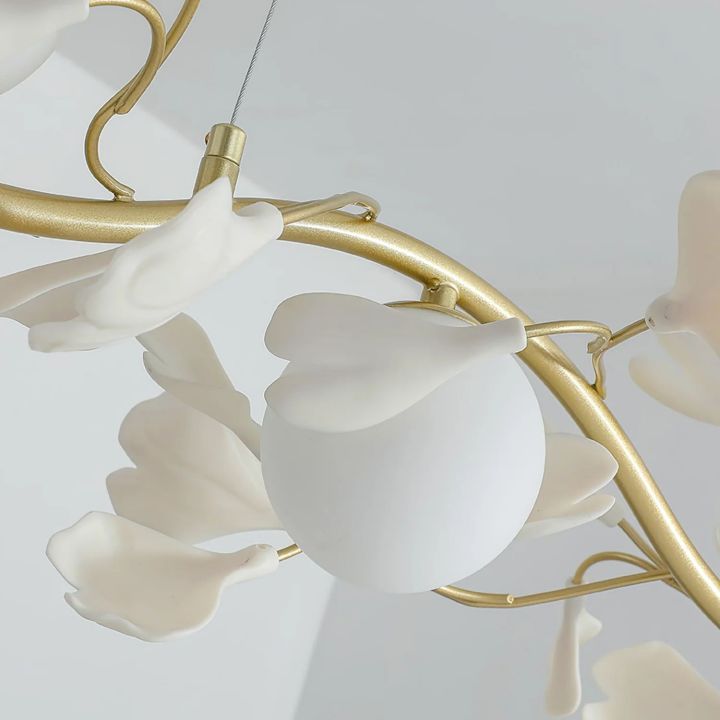 Gingko Glass Chandelier - Morylighting