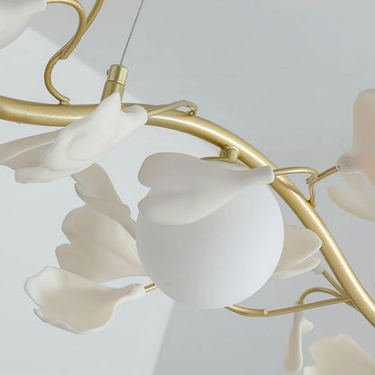 Gingko Glass Chandelier - Morylighting