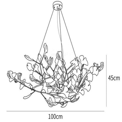 Gingko Luxury Chandelier Style D - Morylighting