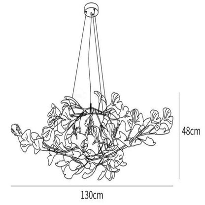 Gingko Luxury Chandelier Style D - Morylighting