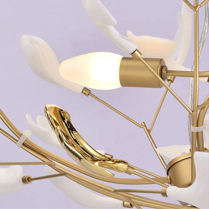 Gingko Luxury Chandelier Style D - Morylighting